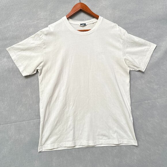Kith Shirt Mens Large White Short Sleeve Crew Neck Box Logo Solid - Picture 1 of 10